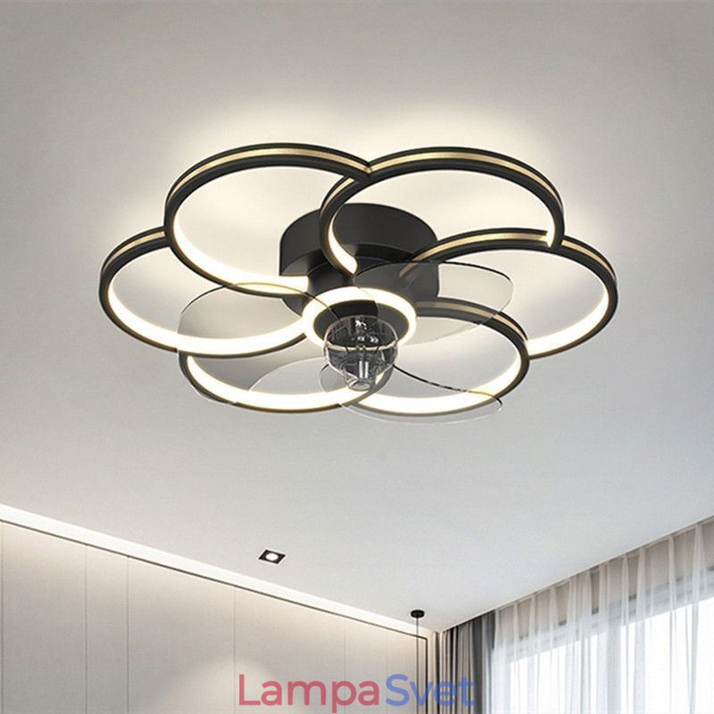 Stropné ventilátory so svetlami luster Ventilateur