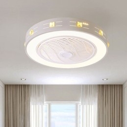 Ultra tenký stropný ventilátor Svetlo Neviditeľný stropný ventilátor so svetlom