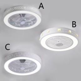 Ultra tenký stropný ventilátor Svetlo Neviditeľný stropný ventilátor so svetlom