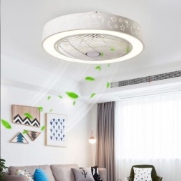 Ultra tenký stropný ventilátor Svetlo Neviditeľný stropný ventilátor so svetlom