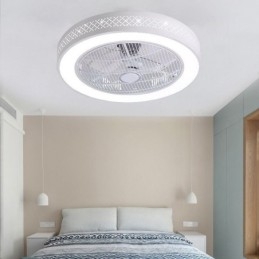 Ultra tenký stropný ventilátor Svetlo Neviditeľný stropný ventilátor so svetlom