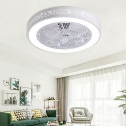 Ultra tenký stropný ventilátor Svetlo Neviditeľný stropný ventilátor so svetlom