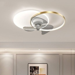 Lampa stropného ventilátora Moderné svietidlá v štýle Art Deco