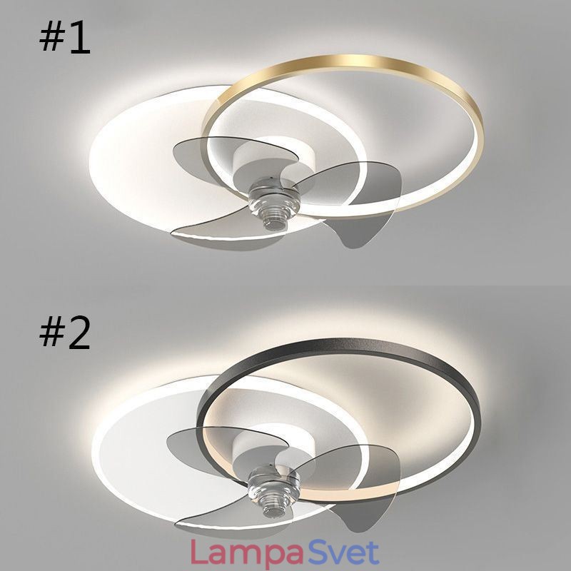 Lampa stropného ventilátora Moderné svietidlá v štýle Art Deco