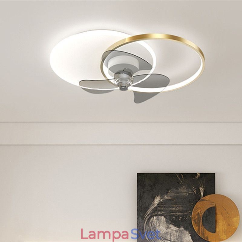 Lampa stropného ventilátora Moderné svietidlá v štýle Art Deco