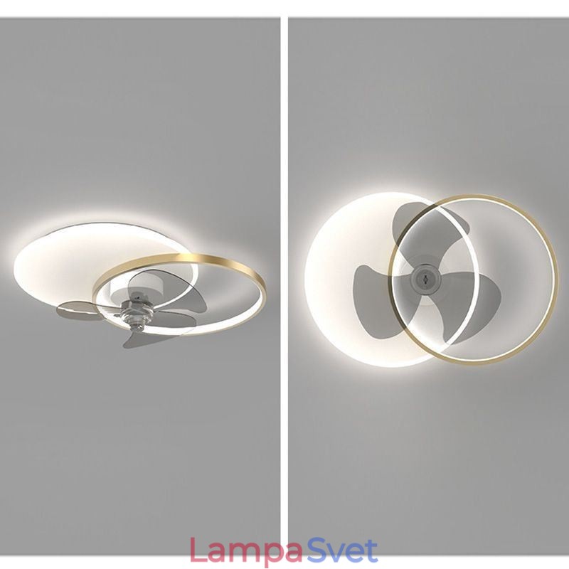 Lampa stropného ventilátora Moderné svietidlá v štýle Art Deco