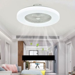 Trichromatické stmievanie stropného osvetlenia ventilátora 3-rýchlostné diaľkové ovládanie