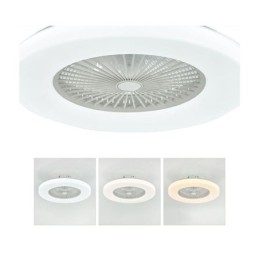 Trichromatické stmievanie stropného osvetlenia ventilátora 3-rýchlostné diaľkové ovládanie
