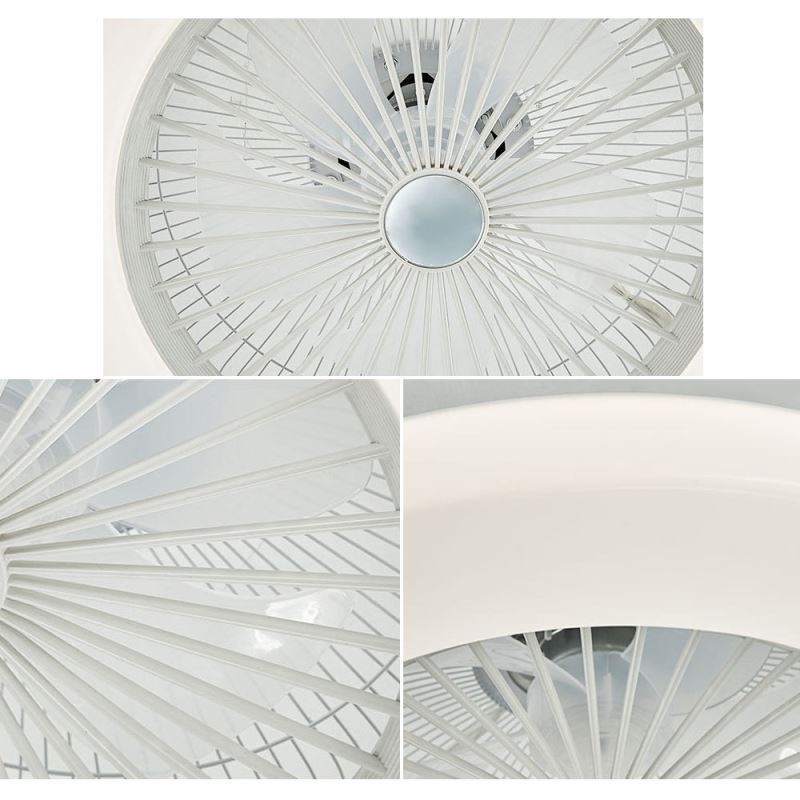 Trichromatické stmievanie stropného osvetlenia ventilátora 3-rýchlostné diaľkové ovládanie