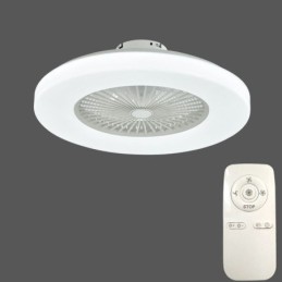 Trichromatické stmievanie stropného osvetlenia ventilátora 3-rýchlostné diaľkové ovládanie