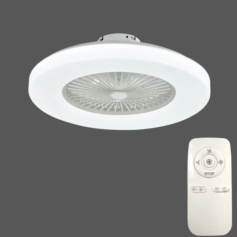 Trichromatické stmievanie stropného osvetlenia ventilátora 3-rýchlostné diaľkové ovládanie