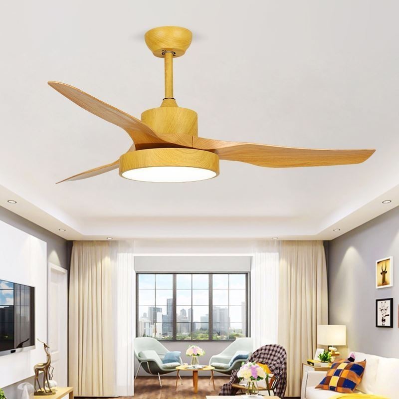 Stropný ventilátor s 3 lopatkami na diaľkové ovládanie