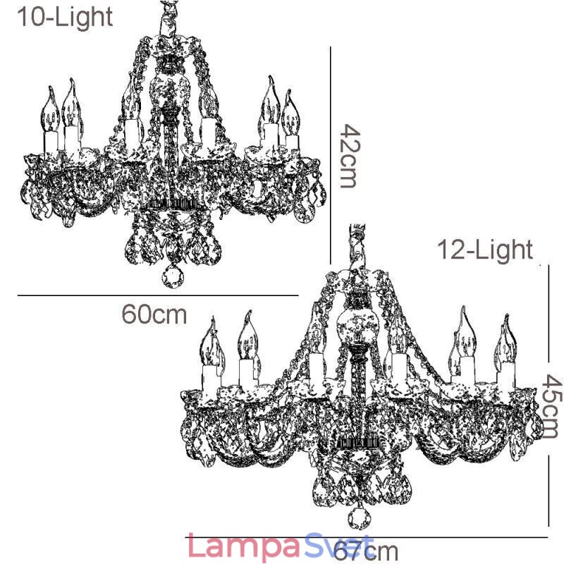 Transparentný krištáľový luster European Gold Body Luxusné dekoratívne stropné svietidlo