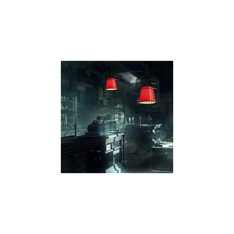 Luster Tradičný klasický retro lampáš kovový