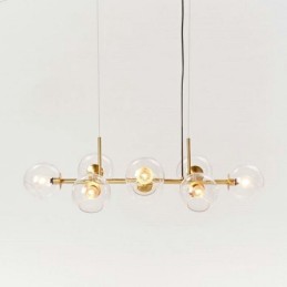 Súčasná závesná lampa Magic Bean Simple s 8 svetlami