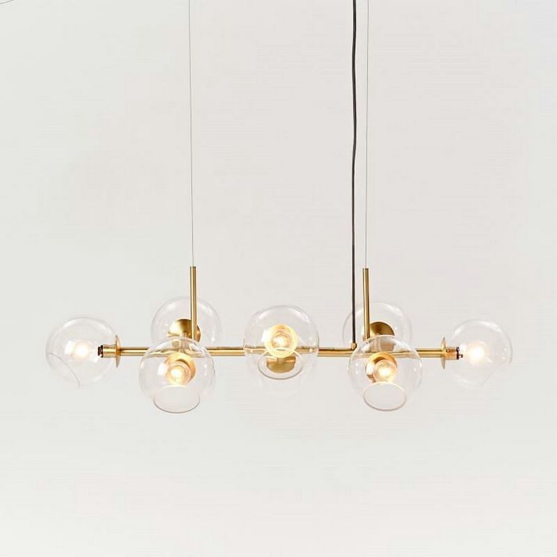 Súčasná závesná lampa Magic Bean Simple s 8 svetlami
