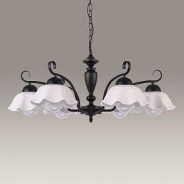 Severský železný prívesok Svetlý kvet Tvar Sklenená lampa Tienidlo Luster