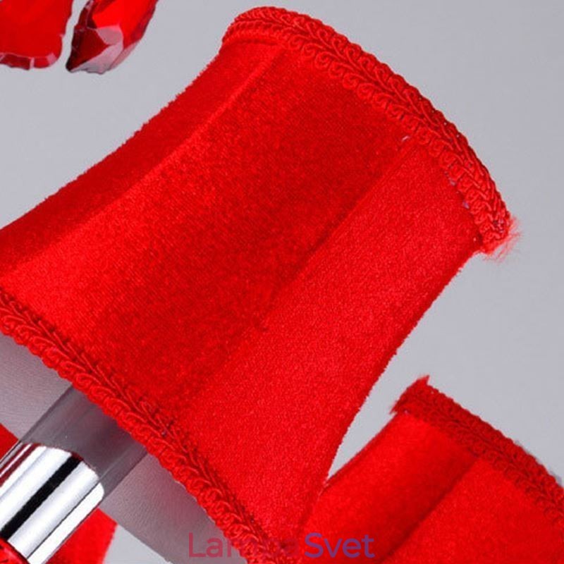 Krištáľový luster European Red Color Závesné svetlo