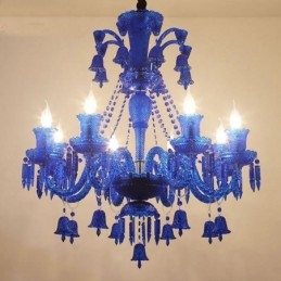 Krištáľové stropné svietidlo Európsky luster Ring Bells Pendant Light