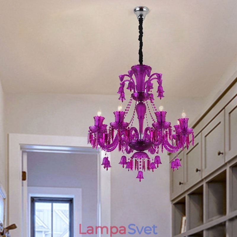 Krištáľové stropné svietidlo Európsky luster Ring Bells Pendant Light