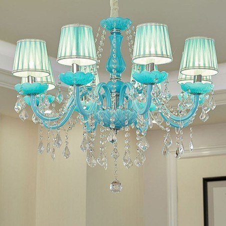 Kreatívny krištáľový luster Európske elegantné závesné svietidlo Kreatívny krištáľový luster Európske elegantné závesné svietidlo