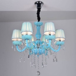 Kreatívny krištáľový luster Európske elegantné závesné svietidlo