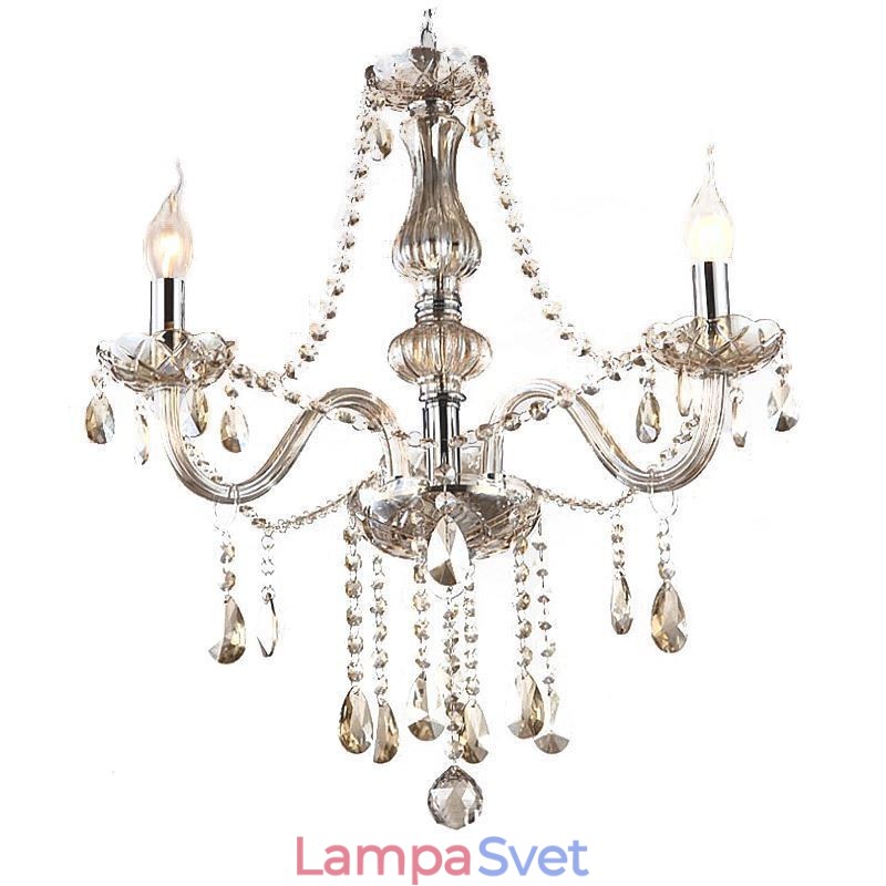 Krištáľový luster European Cognac Color Glass Pendant Light