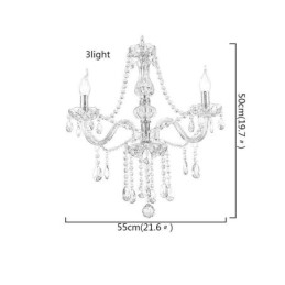 Krištáľový luster European Cognac Color Glass Pendant Light