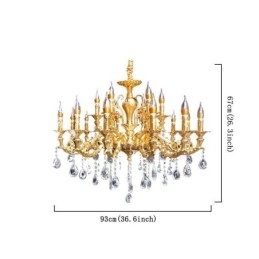 Krištáľový luster Moderné Luxusné Stropné svietidlá Dekorácia domáceho osvetlenia Svetlo