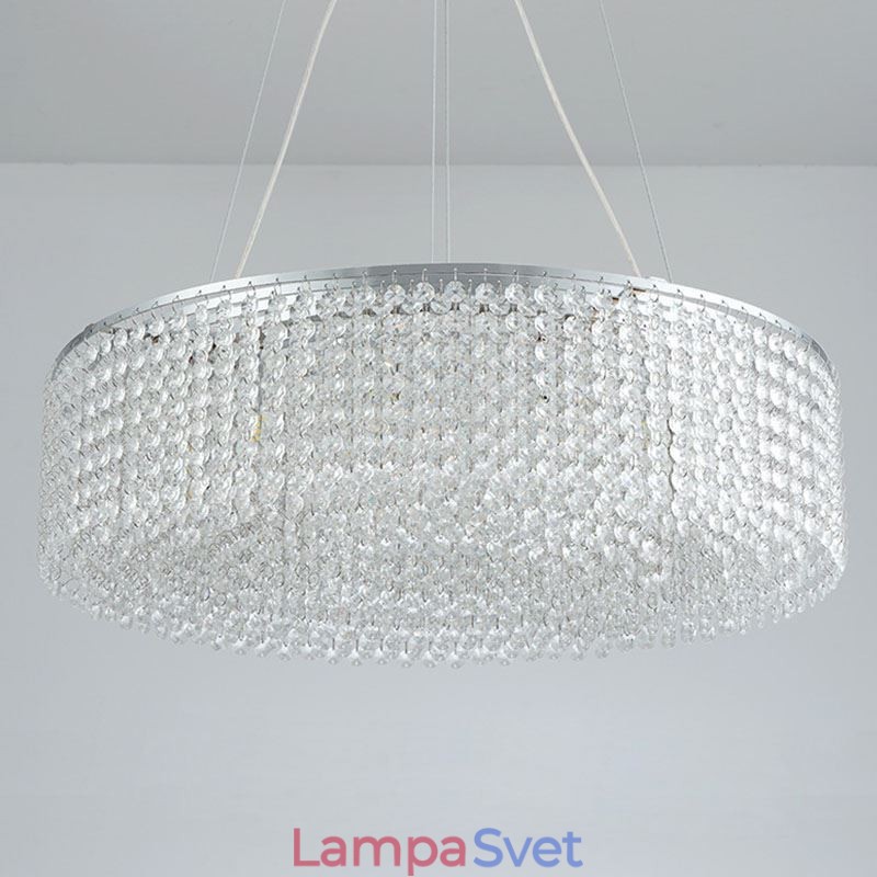 Moderný krištáľový luster Európska luxusná dekoratívna stropná lampa s 12 svetlami