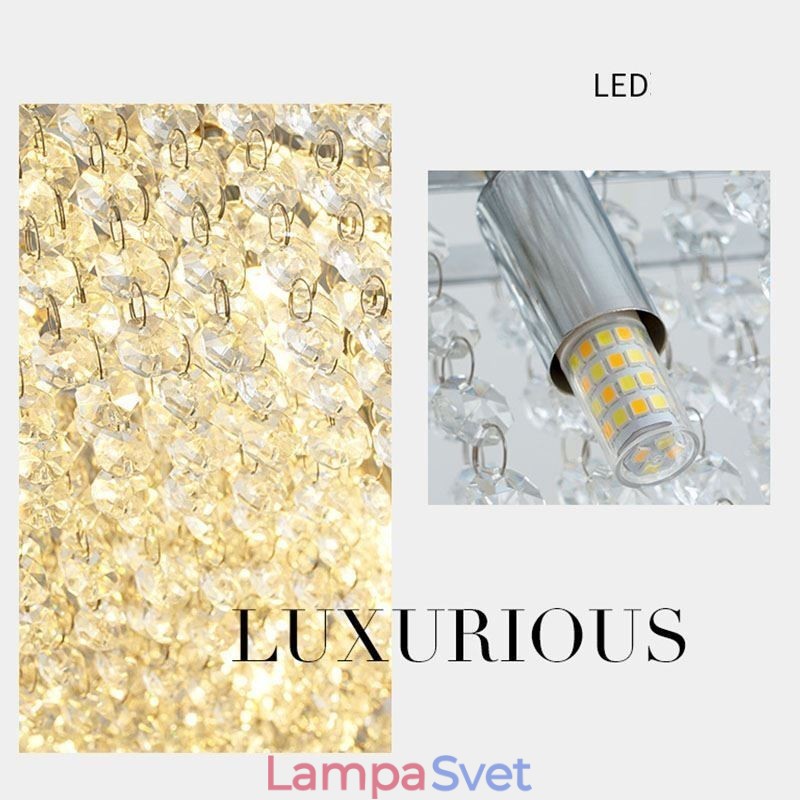 Moderný krištáľový luster Európska luxusná dekoratívna stropná lampa s 12 svetlami