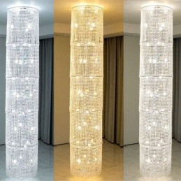 Luxusný krištáľový luster Moderné dekoračné stropné svietidlo s 36 svetlami