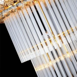 Luxusný dlhý prívesok Retro Crystal Empire Luster