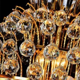 Luxusný dlhý prívesok Retro Crystal Empire Luster