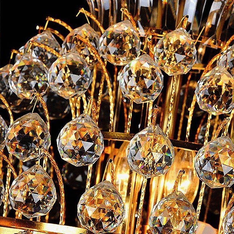 Luxusný dlhý prívesok Retro Crystal Empire Luster