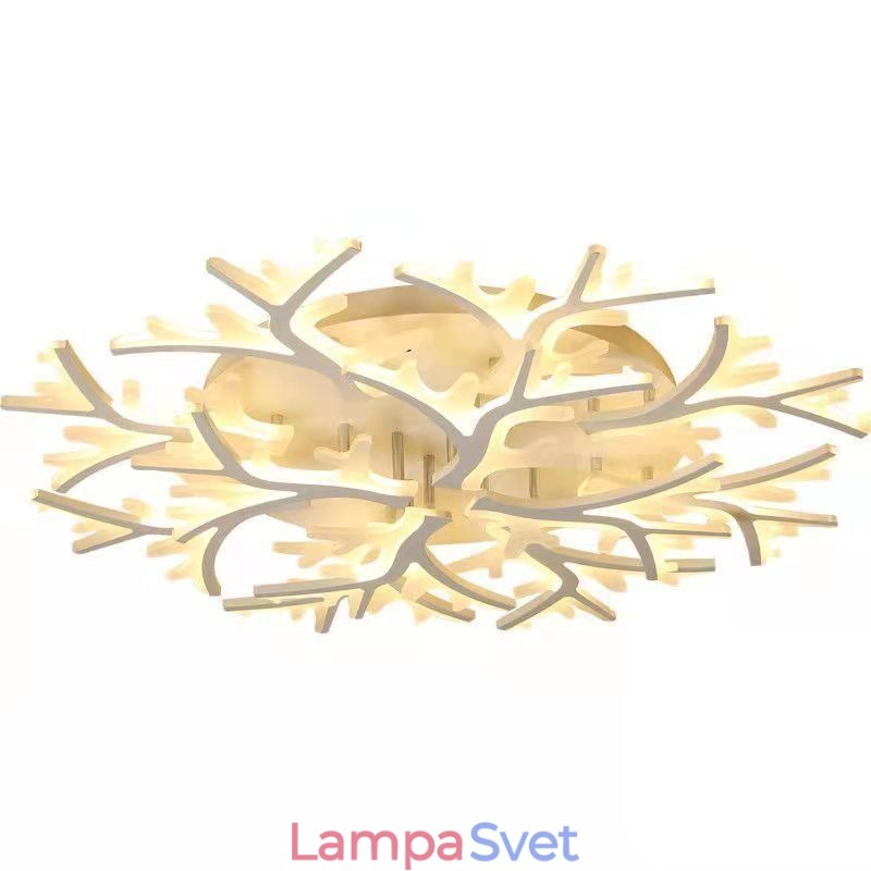 Zapustené moderné minimalistické stropné svietidlo na parohy