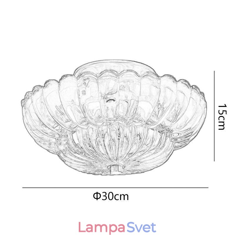 Moderné zapustené stropné svietidlo Lotus Base