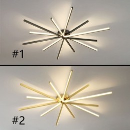 Zapustené moderné minimalistické stropné ohňostrojové svietidlo