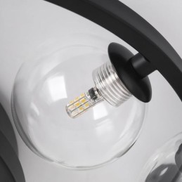 Zapustené moderné minimalistické dekoratívne sklenené stropné svietidlo