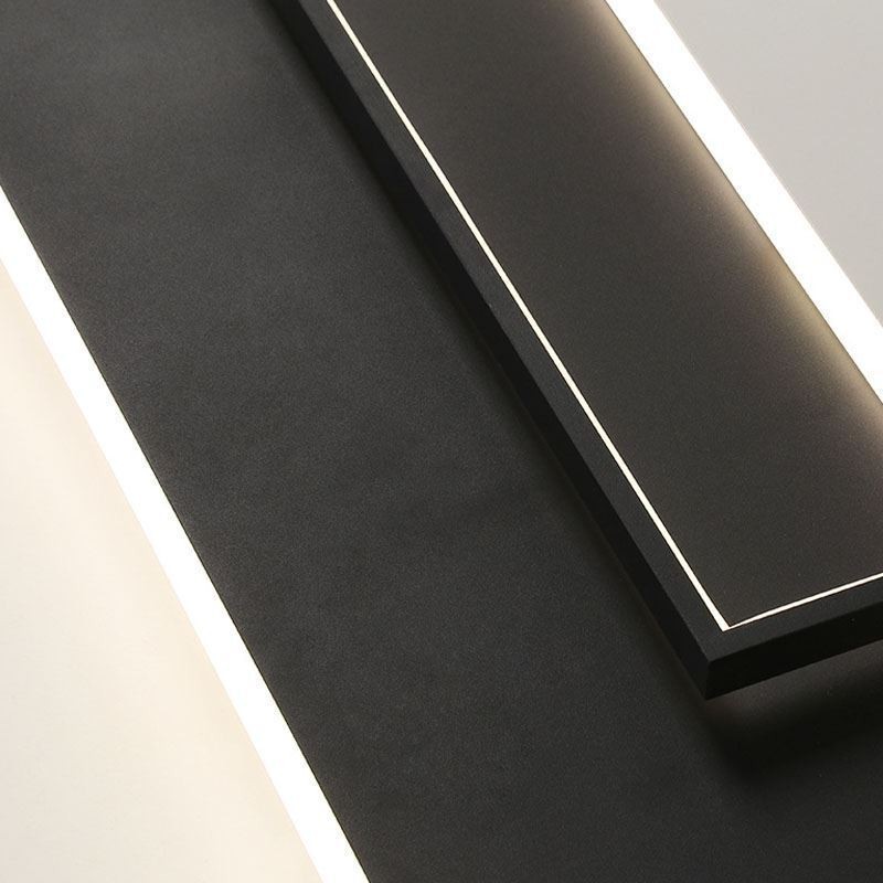 Zapustené minimalistické akrylové štvorcové stropné svietidlo 40 50 cm