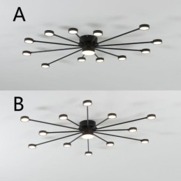 Zapustené moderné minimalistické stropné svetlo akrylové tienidlo