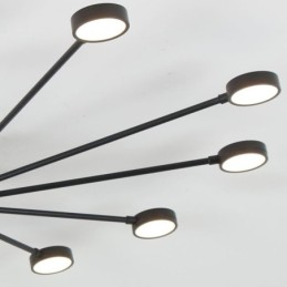 Zapustené moderné minimalistické stropné svetlo akrylové tienidlo