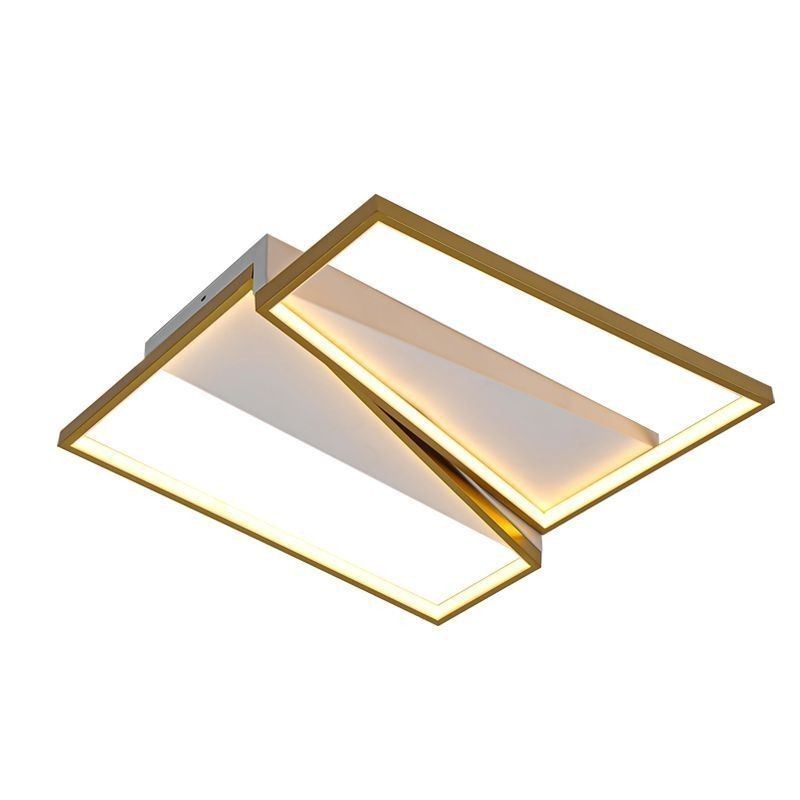 Zapustené minimalistické mozaikové trapézové stropné svietidlo