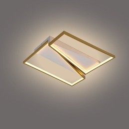 Zapustené minimalistické mozaikové trapézové stropné svietidlo