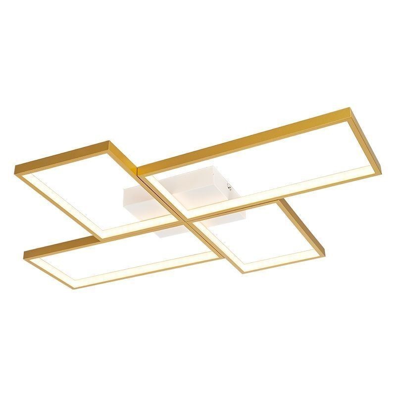 Zapustené mozaikové geometrické štvorcové stropné svietidlo