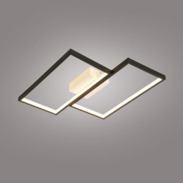 Zapustená mozaiková geometrická štvorcová stropná lampa