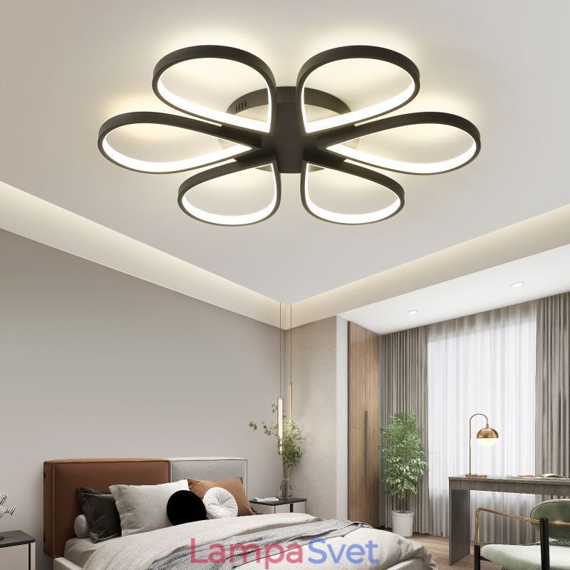 Zapustené minimalistické stropné svietidlo Clover