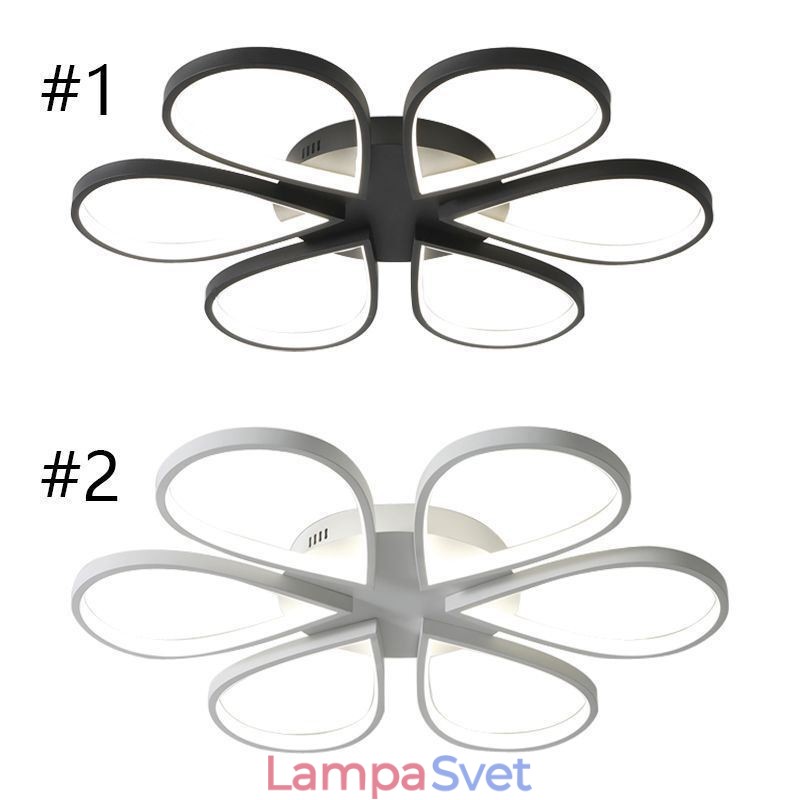 Zapustené minimalistické stropné svietidlo Clover