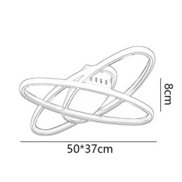 Zapustené minimalistické stropné svietidlo Surround Planet