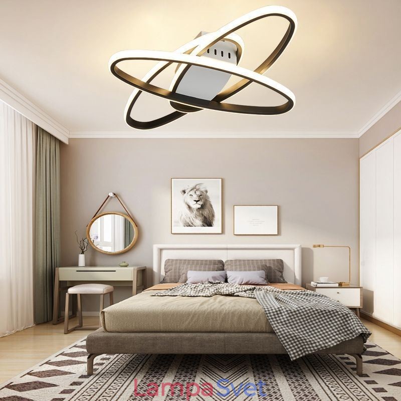Zapustené minimalistické stropné svietidlo Surround Planet